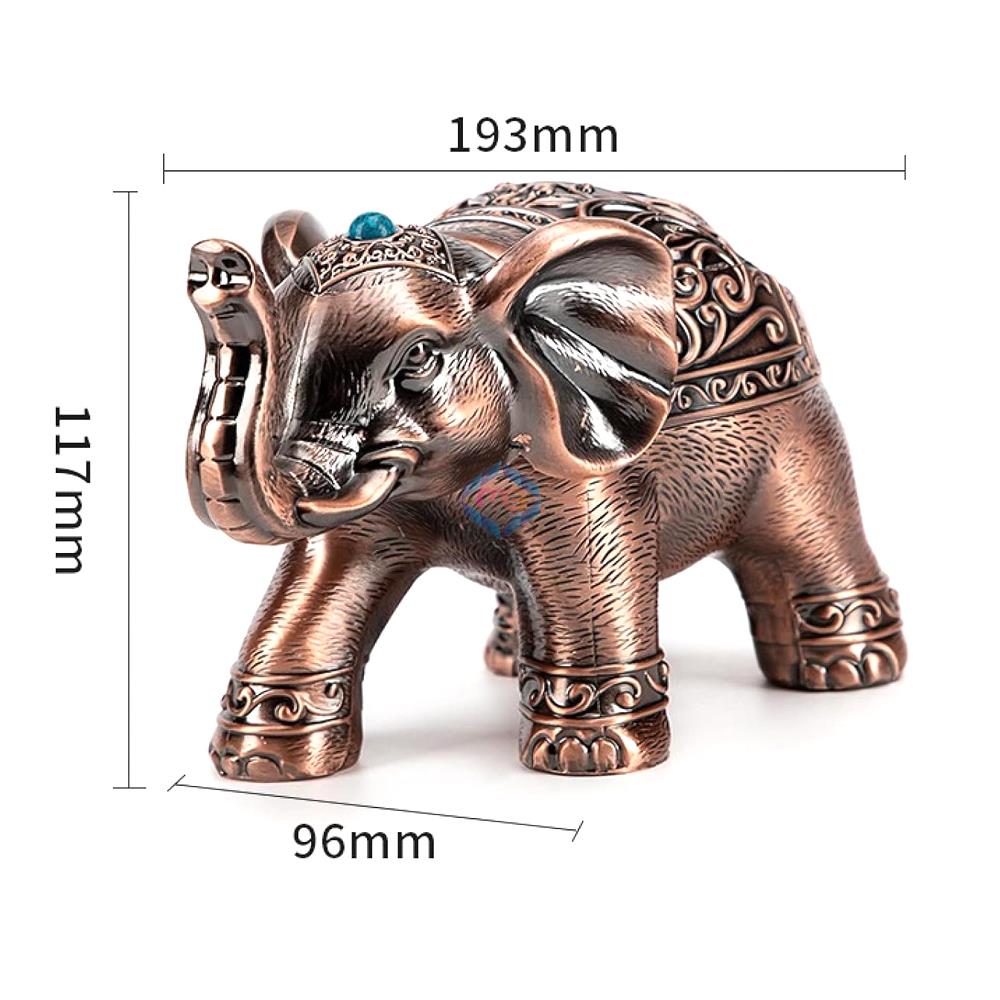 Vintage Standing Elephant Decorative Windproof Ashtray