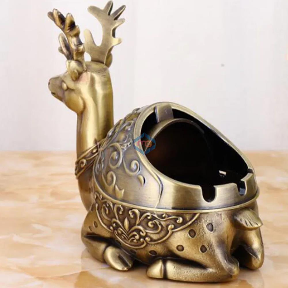 Vintage Elk Decorative Windproof Ashtray - Madina Gift