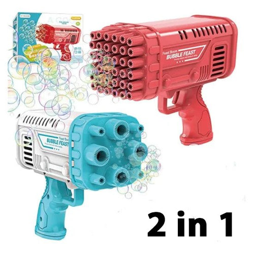 2188-65 Bazooka Bubble Machine Gun 32 Holes - Madina Giftq