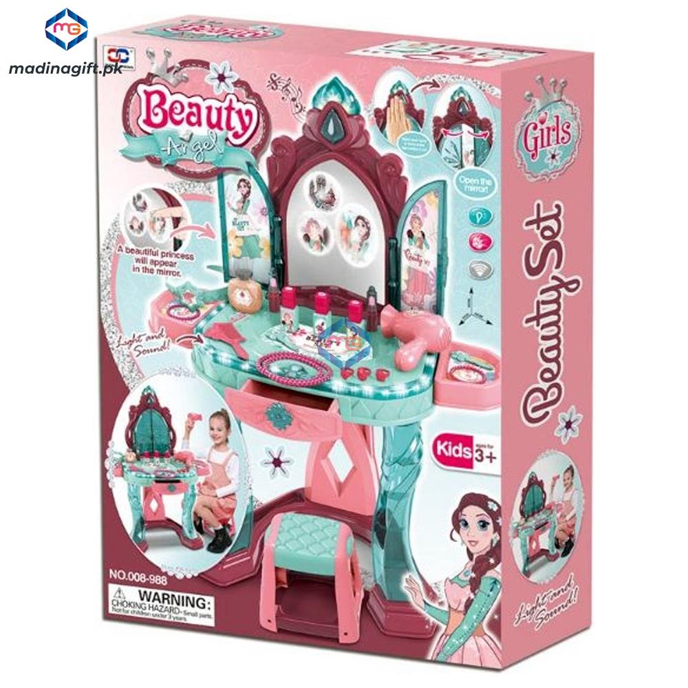 Princess Makeup Dressing Vanity Table - 008-988 - Madina Gift