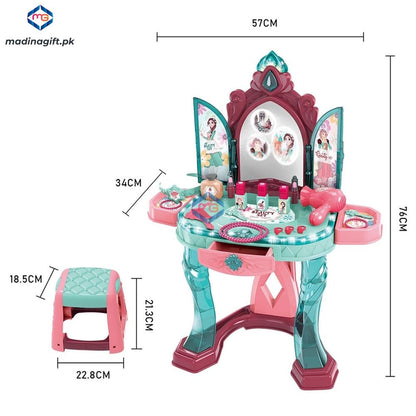 Princess Makeup Dressing Vanity Table - 008-988 - Madina Gift