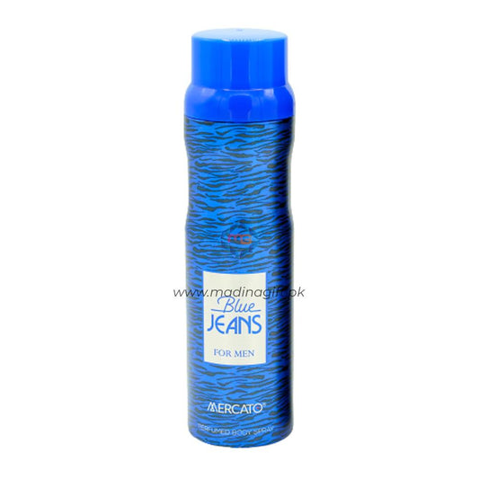 Mercato Blue Jeans Perfume Body Spray for Men - Madina Gift