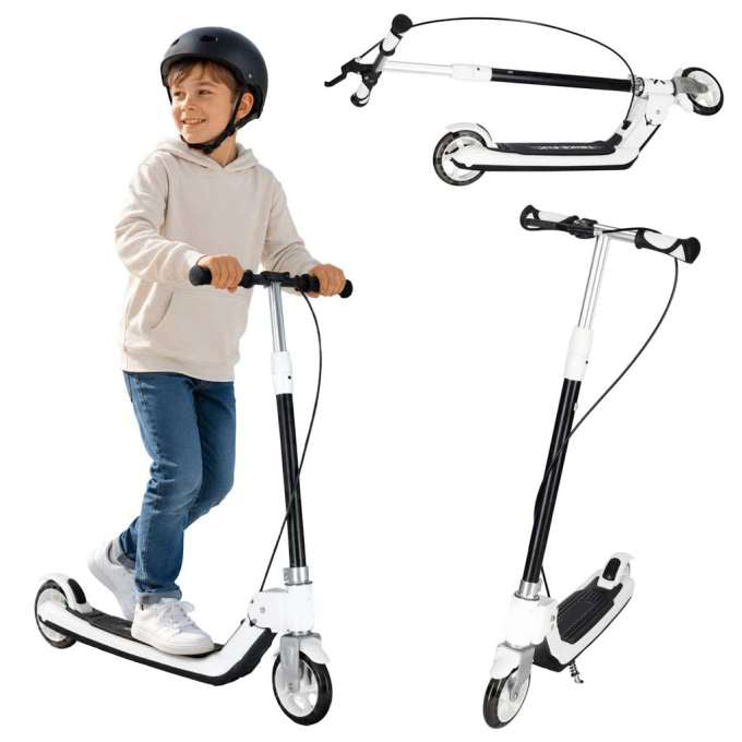 Foldable Two-Wheel Scooter with Handbrake & LED Light-Up Wheels Online in Pakistan Madina Gift