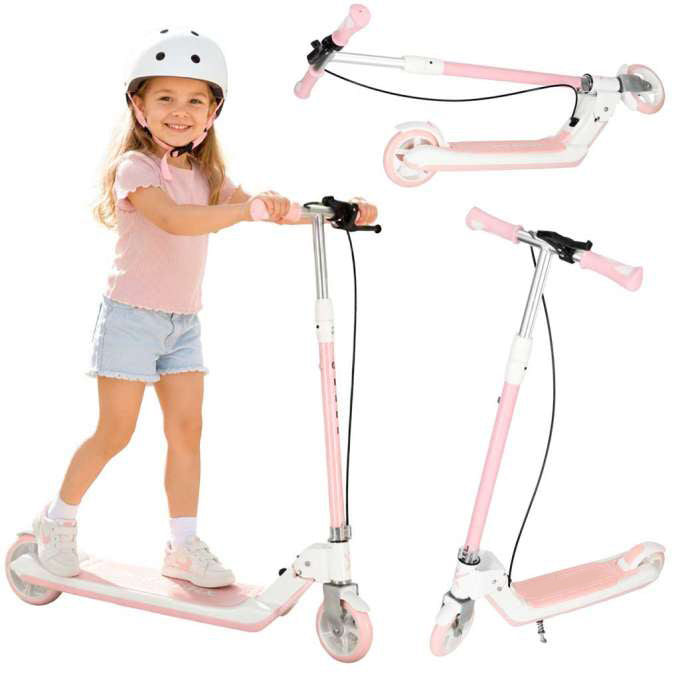 Foldable Two-Wheel Scooter with Handbrake & LED Light-Up Wheels Online in Pakistan Madina Gift