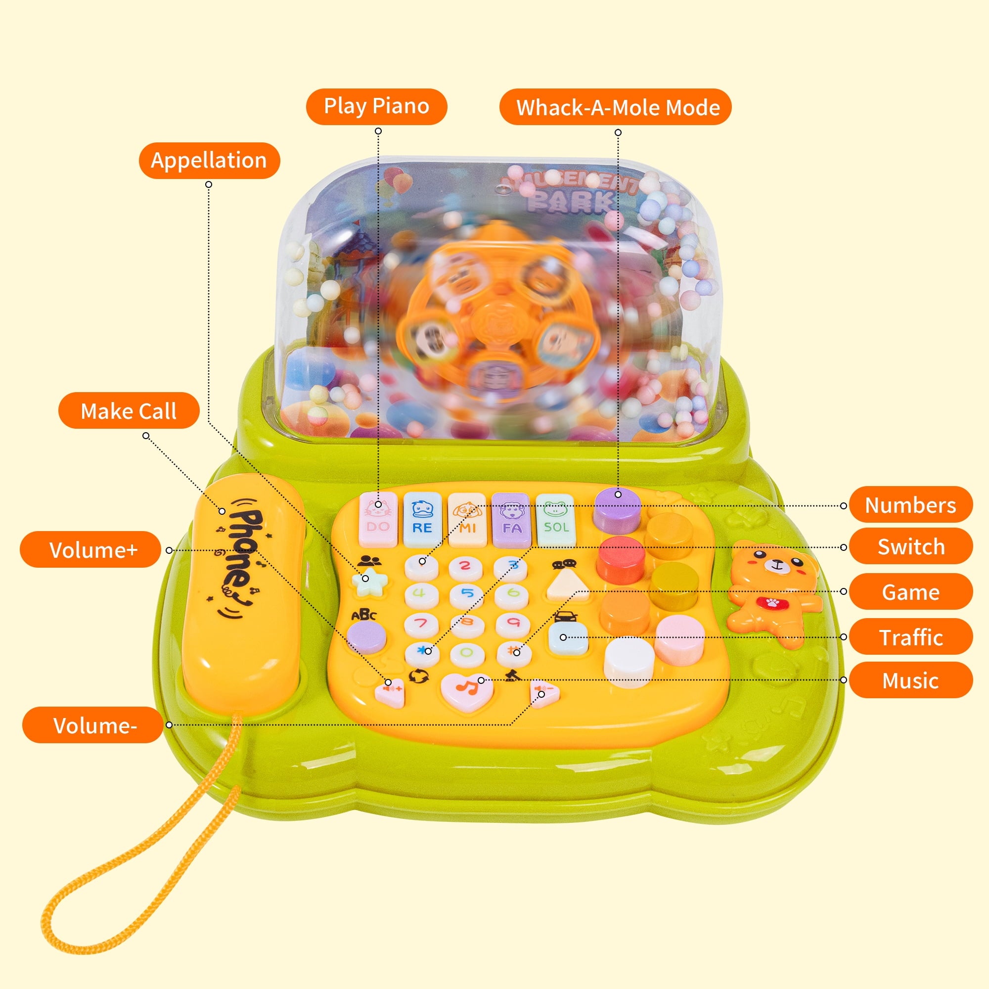 Multifunctional Telephone Piano