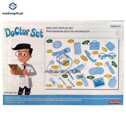 Wonder Play Doctor Set 20 Accessories - 922-50 - Madina Gift