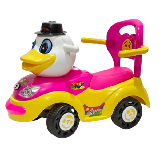 Little Star Mr. Duckling 4 Wheel Push Car - Madina Gift