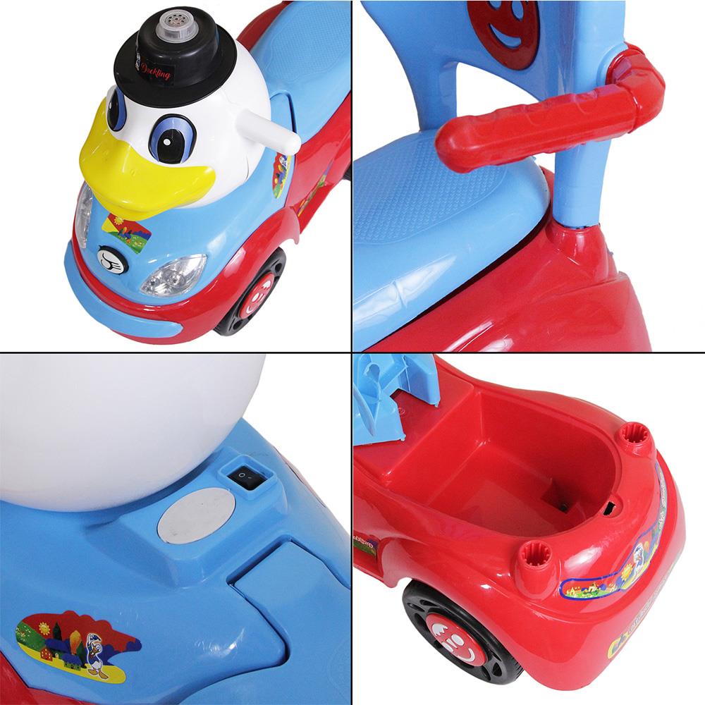 Little Star Mr. Duckling 4 Wheel Push Car - Madina Gift