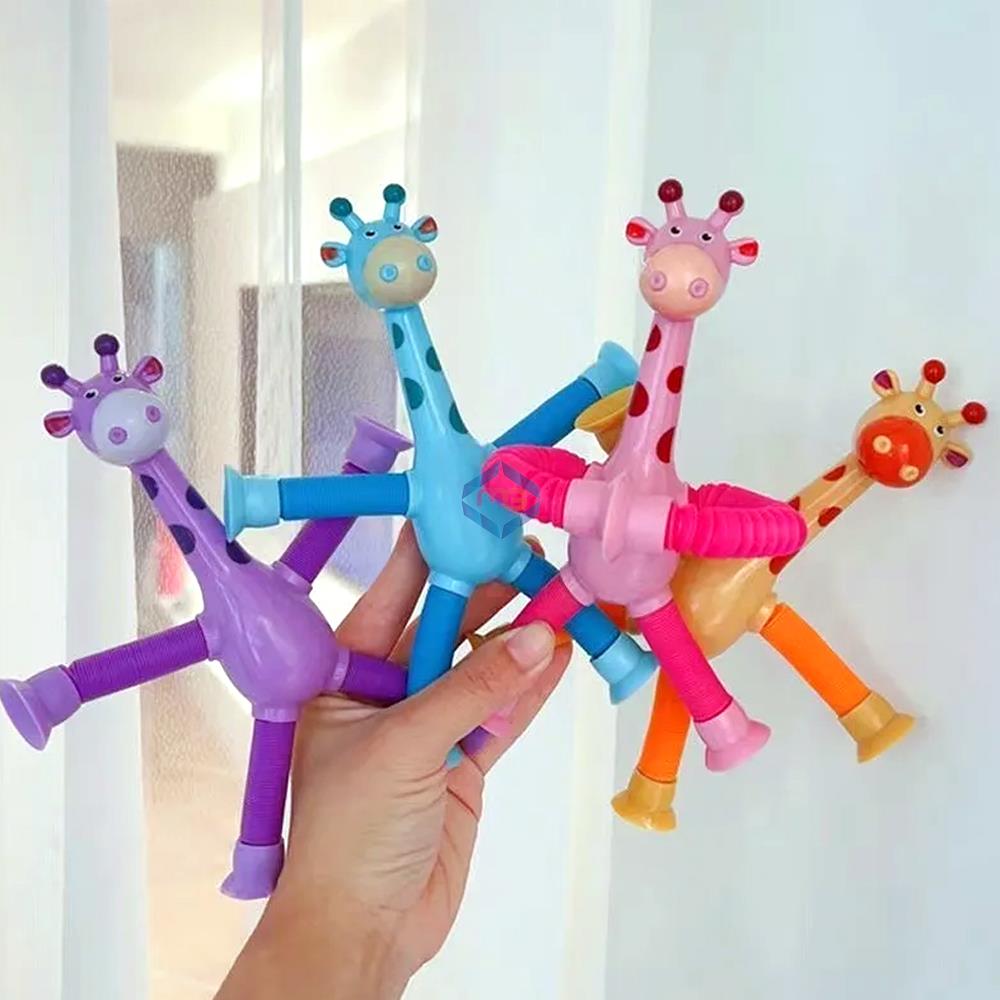 Telescopic Suction Cup Giraffe Fidget Toy - Madina Gift