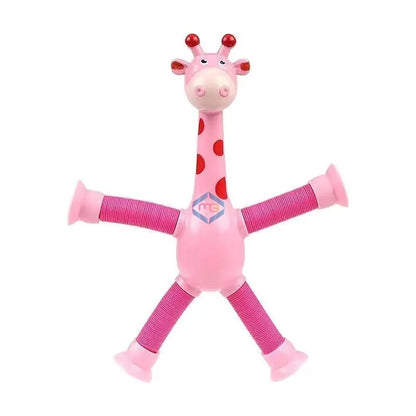 Telescopic Suction Cup Giraffe Fidget Toy - Madina Gift