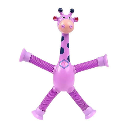 Telescopic Suction Cup Giraffe Fidget Toy - Madina Gift