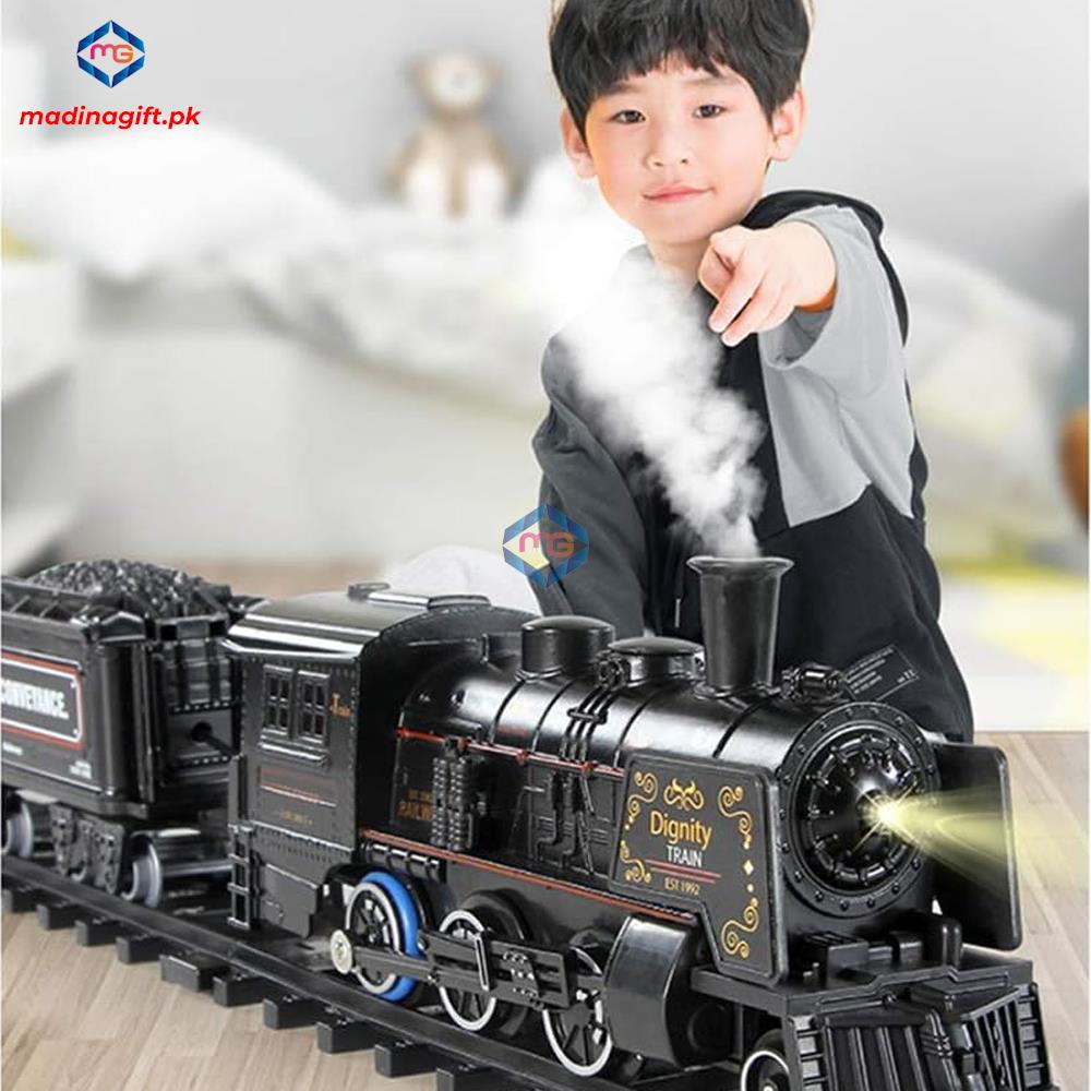 Metal Alloy Steam Train Set - 19060-5 - Madina Gift