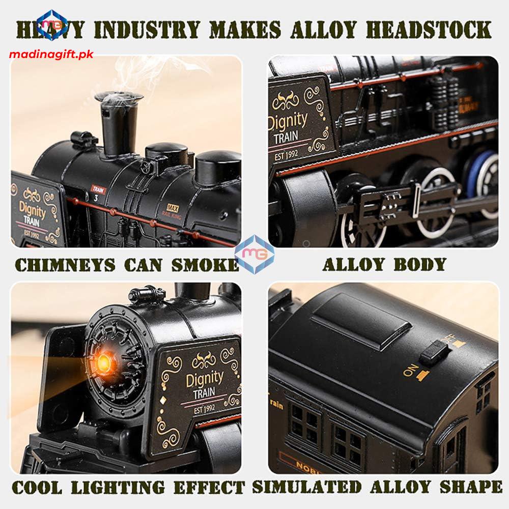 Metal Alloy Steam Train Set - 19060-5 - Madina Gift