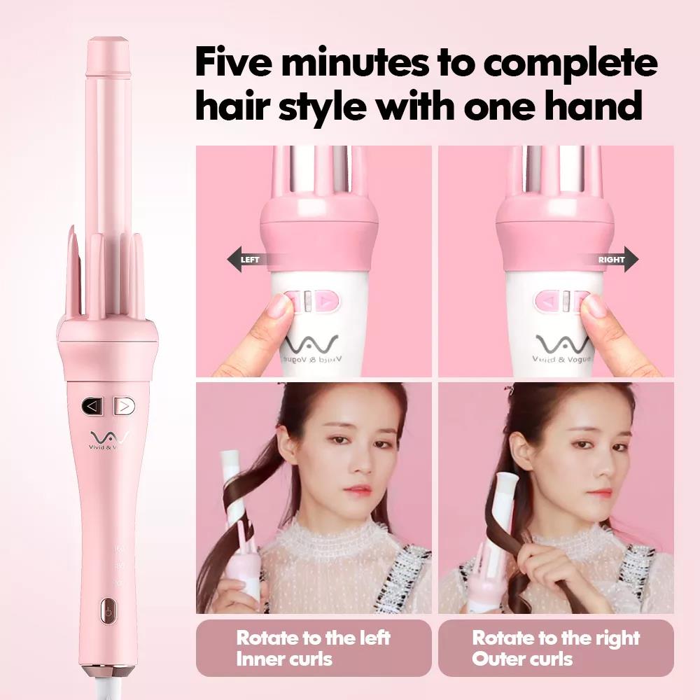 Vivid & Vogue 3 Gen Automatic Hair Curler Iron - Madina Gift