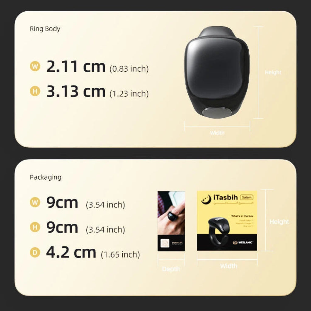 iTasbih Salam Digital Smart Counter Tasbeeh Ring Online in Karachi Pakistan madinagift.pk
