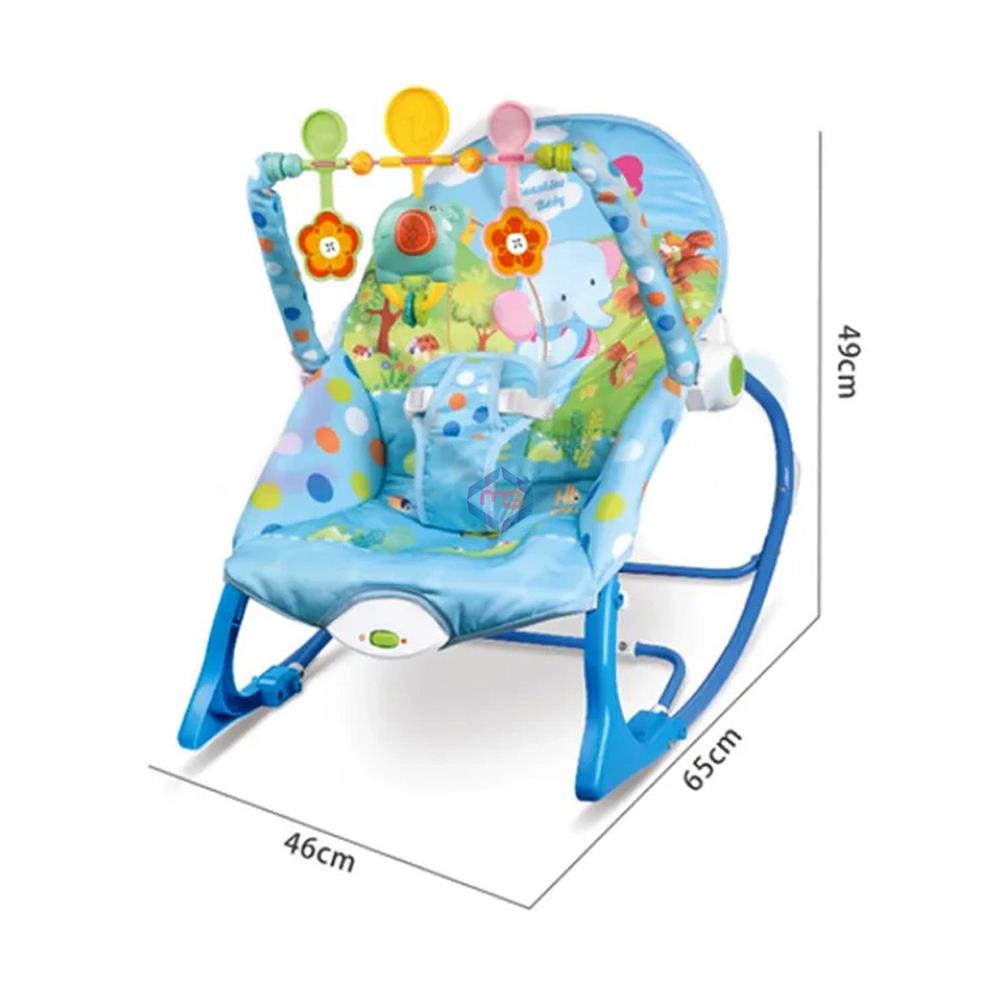 tiiBaby Infant To Toddler Rocker Blue 68152 - Madina Gift