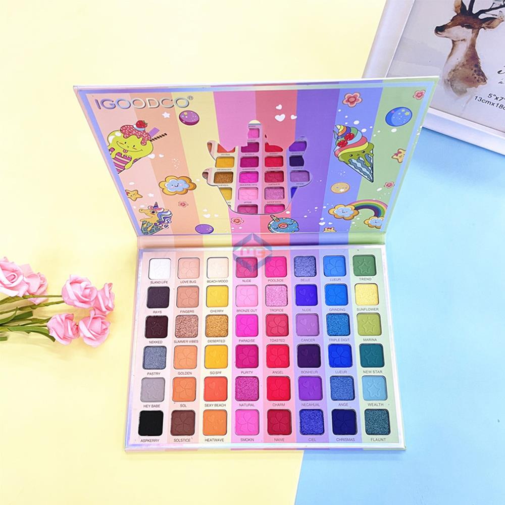 IGOODCO Unicorn Pattern Pearlescent Eye Shadow 48 Colors - LK2992 - Madina Gift