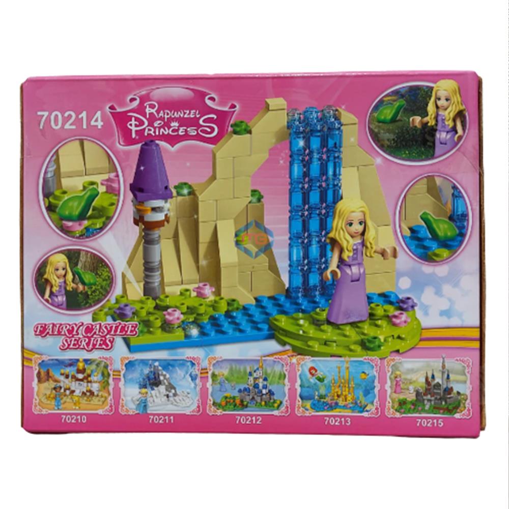 Rapunzel at the Waterfall Princess for Girls JISI Bricks - 70214 - Madina Gift