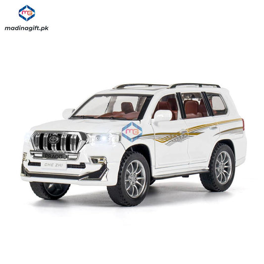 Toyota Land Cruiser Diecast Vehicle Scale 1:24 Model With Smoke - CZ124D - Madina Gift