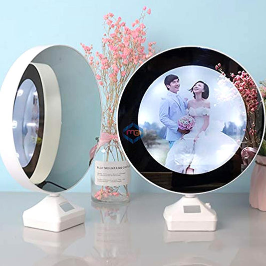 3d Round Magic Mirror Picture Frame - Madina Gift