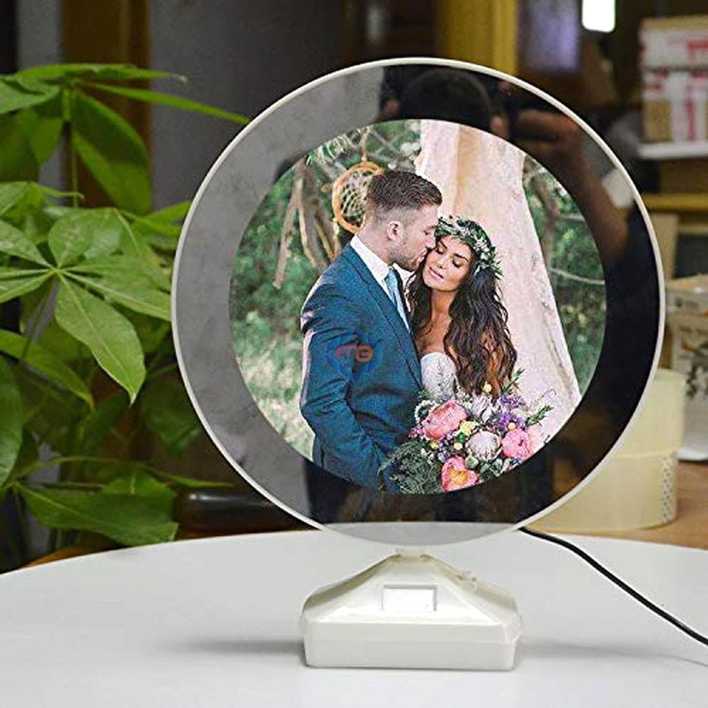3d Round Magic Mirror Picture Frame - Madina Gift