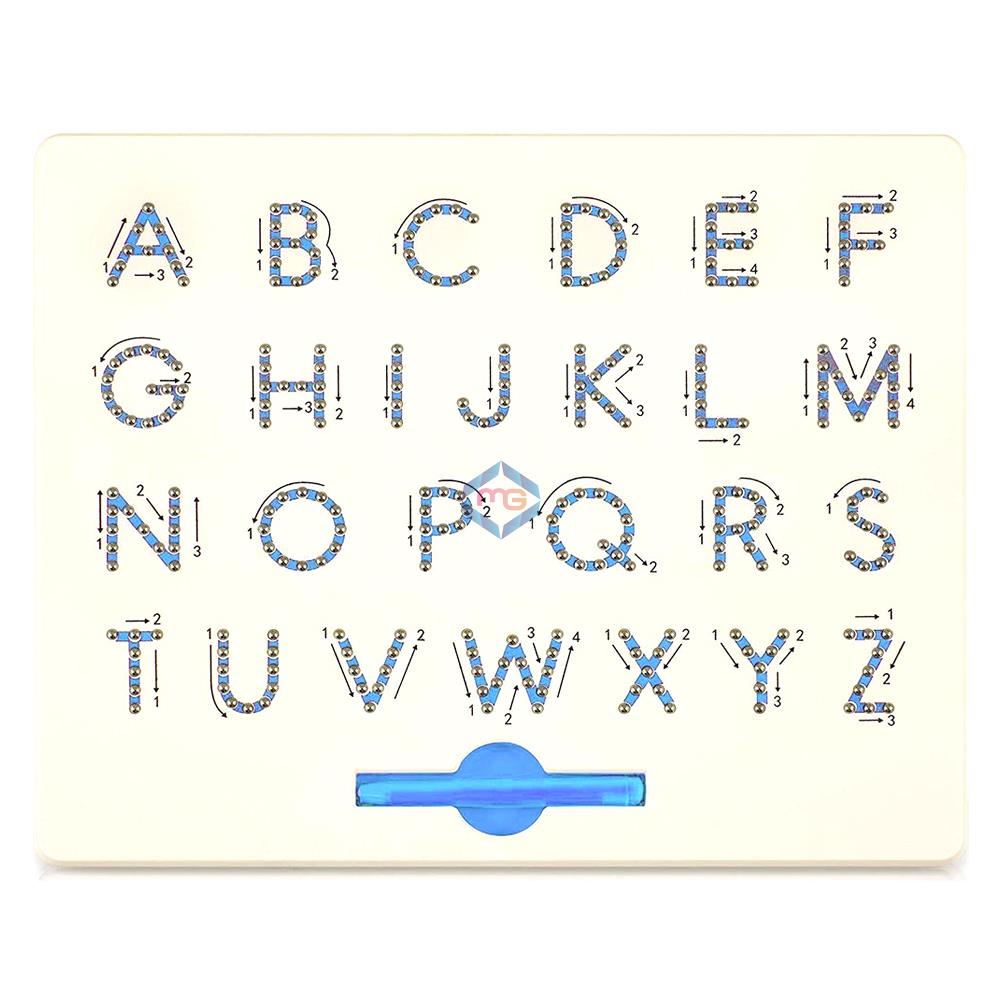 Magnetic Alphabet Tracing Board - Capital Letters - Madina Gift