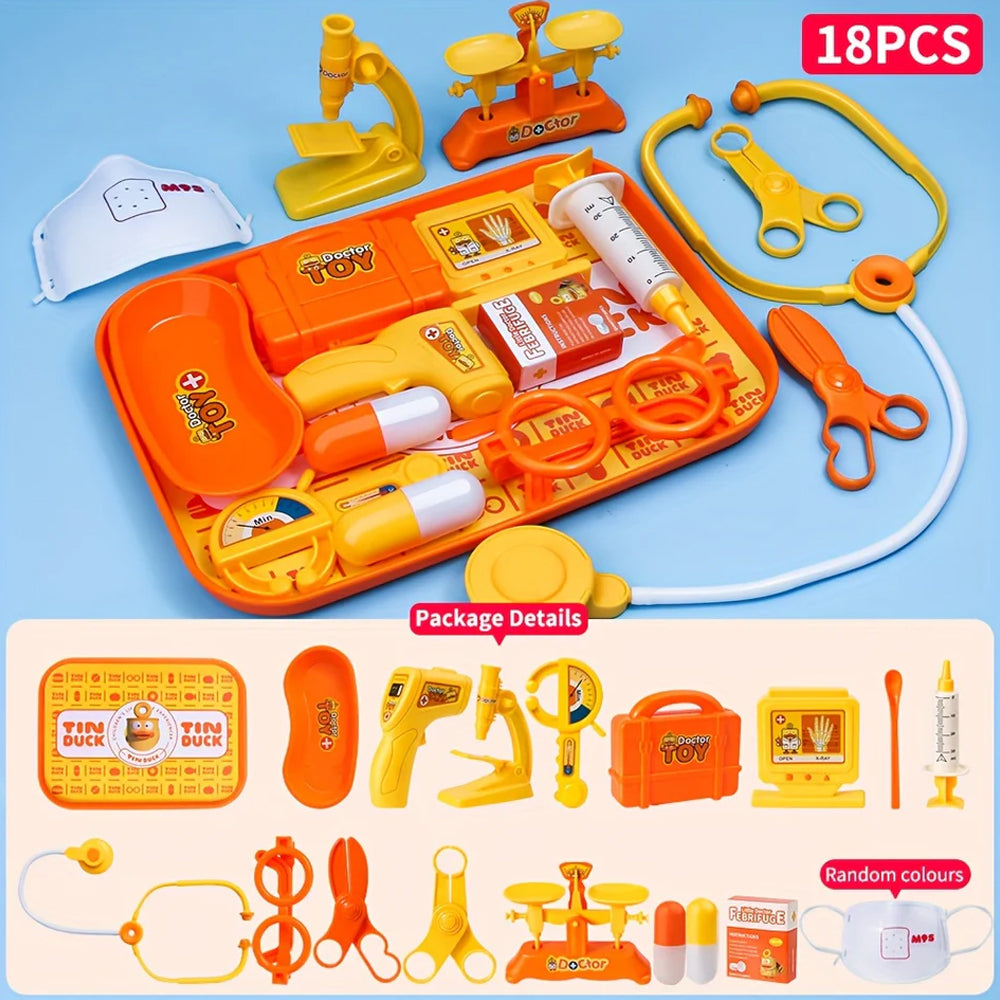 Mailipox Little Doctor Play Set With Stethoscope & Accessories M3069-12 Madina Gift