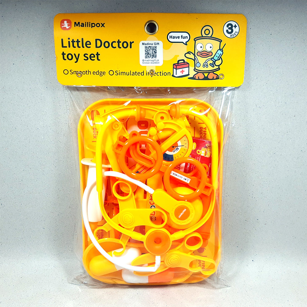 Mailipox Little Doctor Play Set With Stethoscope & Accessories M3069-12 Madina Gift