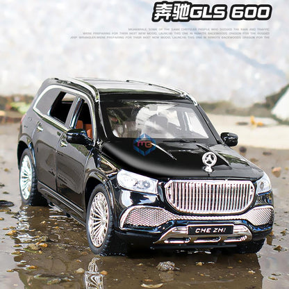 Mercedes Benz Maybach GLS600  Simulation Alloy Car Model SUV Diecast Car   Scale: 1:24 - Madina Gift