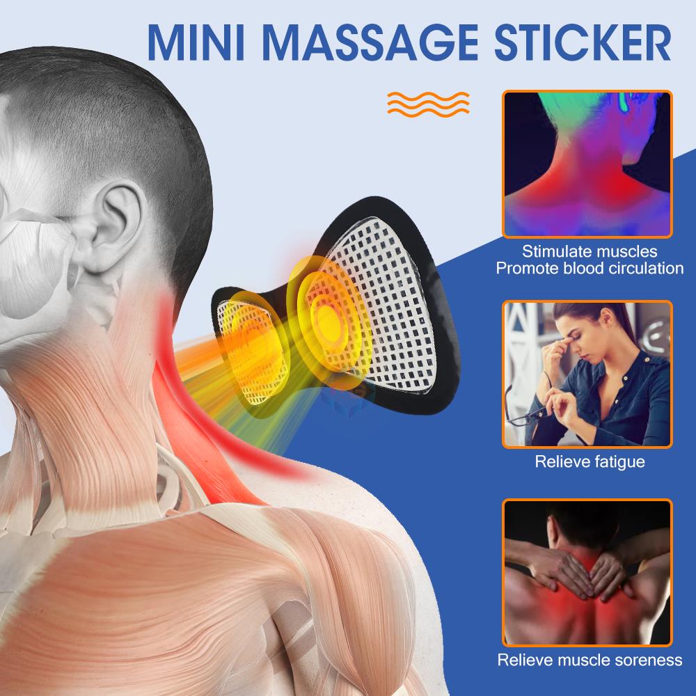 EMS Mini Neck Massager Electric Muscle Stimulator