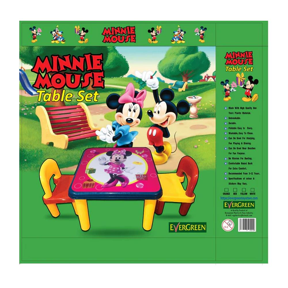 Evergreen Mini Mouse Table Chair Set