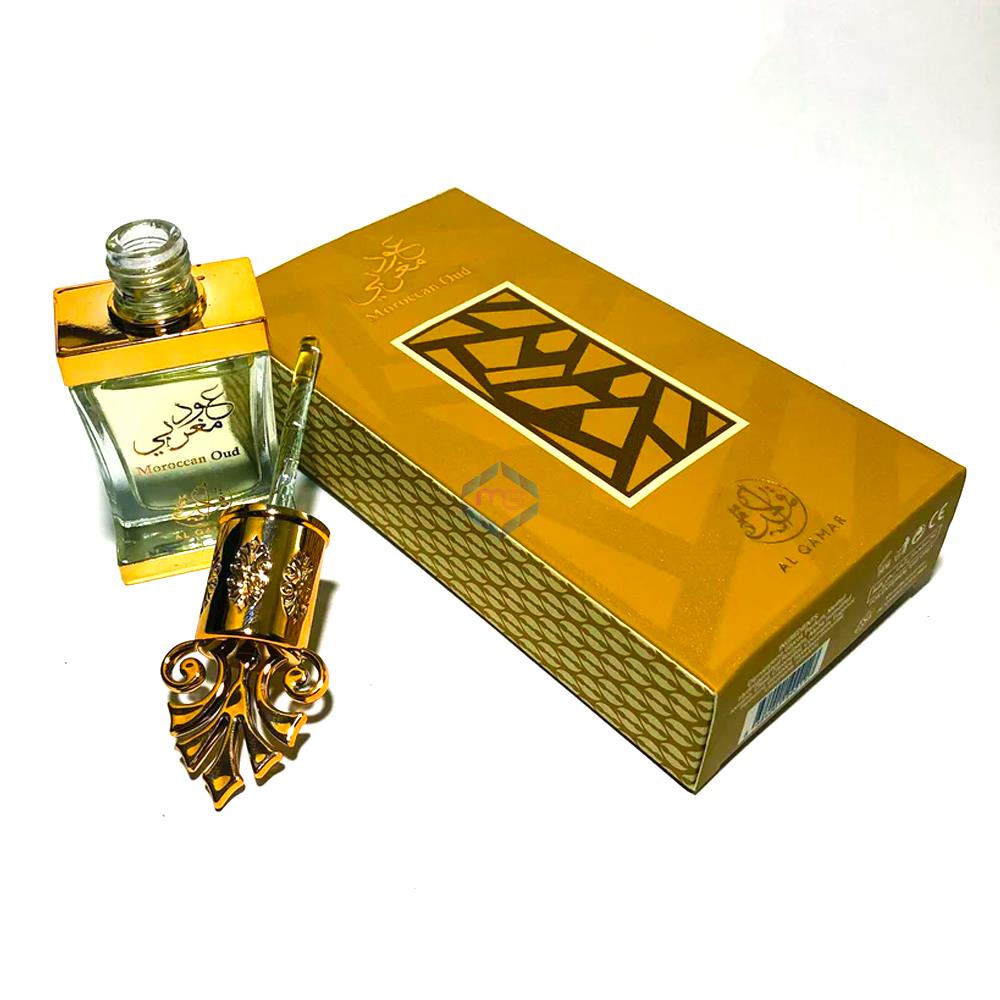 Al Qamar Moroccan Oud Attar - 12 ML - Madina Gift