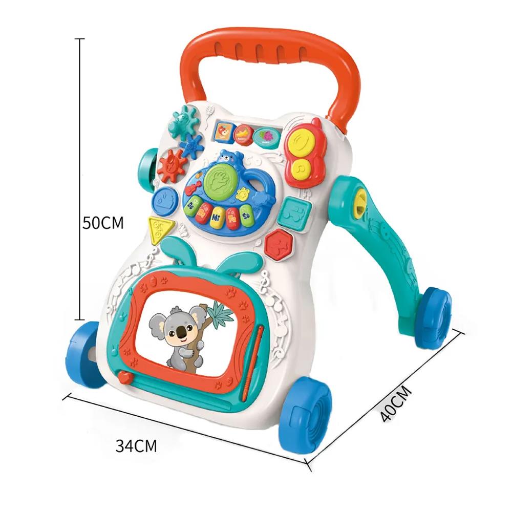 Multi Function Walking Car with Drawing Pad - 668-167 - Madina Gift