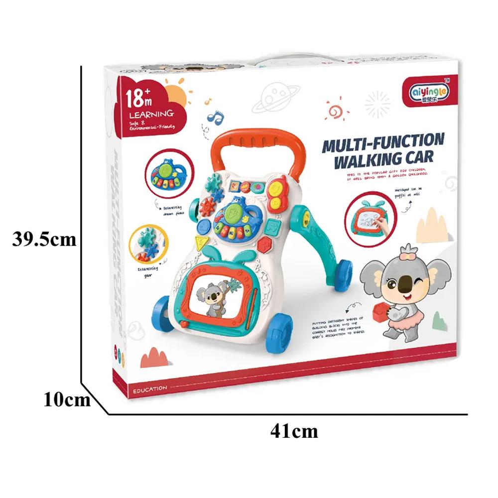 Multi Function Walking Car with Drawing Pad - 668-167 - Madina Gift