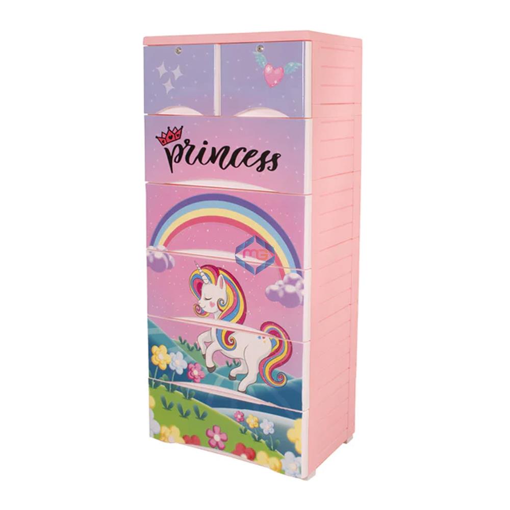 Phoenix Princess Unicorn 5+2 Drawer - Madina Gift