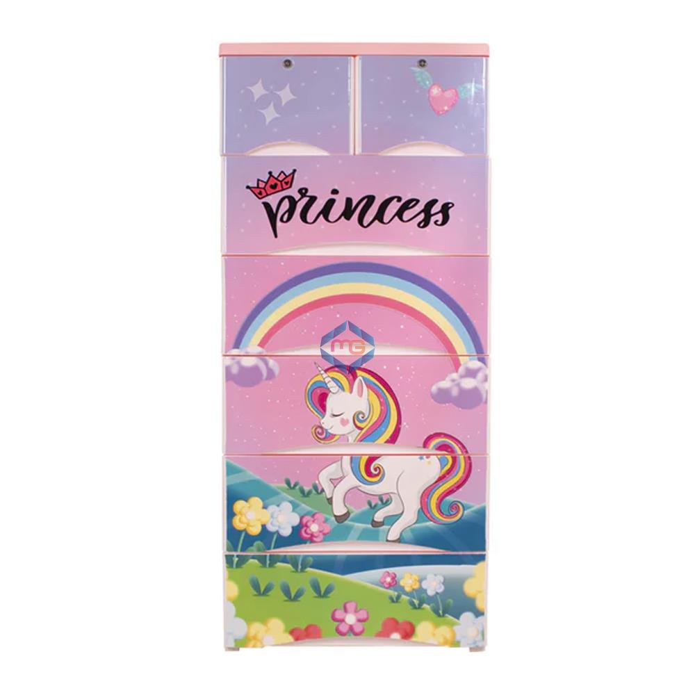 Phoenix Princess Unicorn 5+2 Drawer - Madina Gift