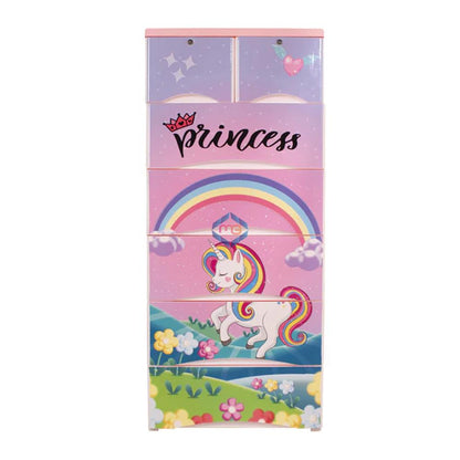 Phoenix Princess Unicorn 5+2 Drawer - Madina Gift