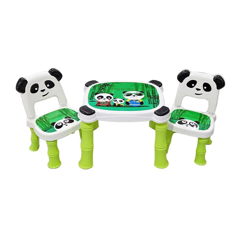 Kids Panda Table Chairs Set - Madina Gift
