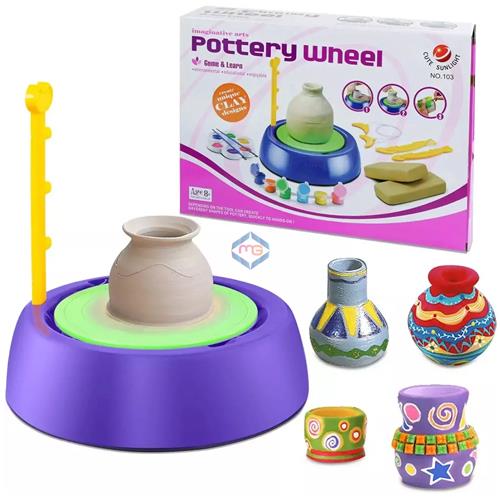 Pottery Wheel Handicraft Art Craft Painting Kit - 955-19 - Madina Gift