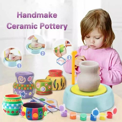 Pottery Wheel Handicraft Art Craft Painting Kit - 955-19 - Madina Gift