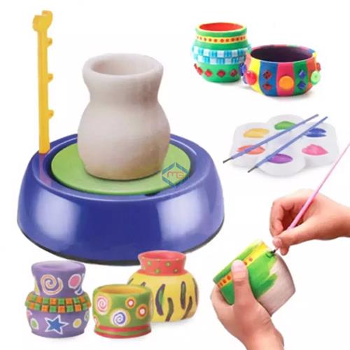 Pottery Wheel Handicraft Art Craft Painting Kit - 955-19 - Madina Gift