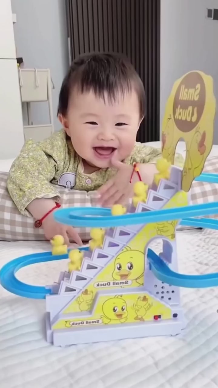 Electric Duck Climbing Stairs Tracks Slide