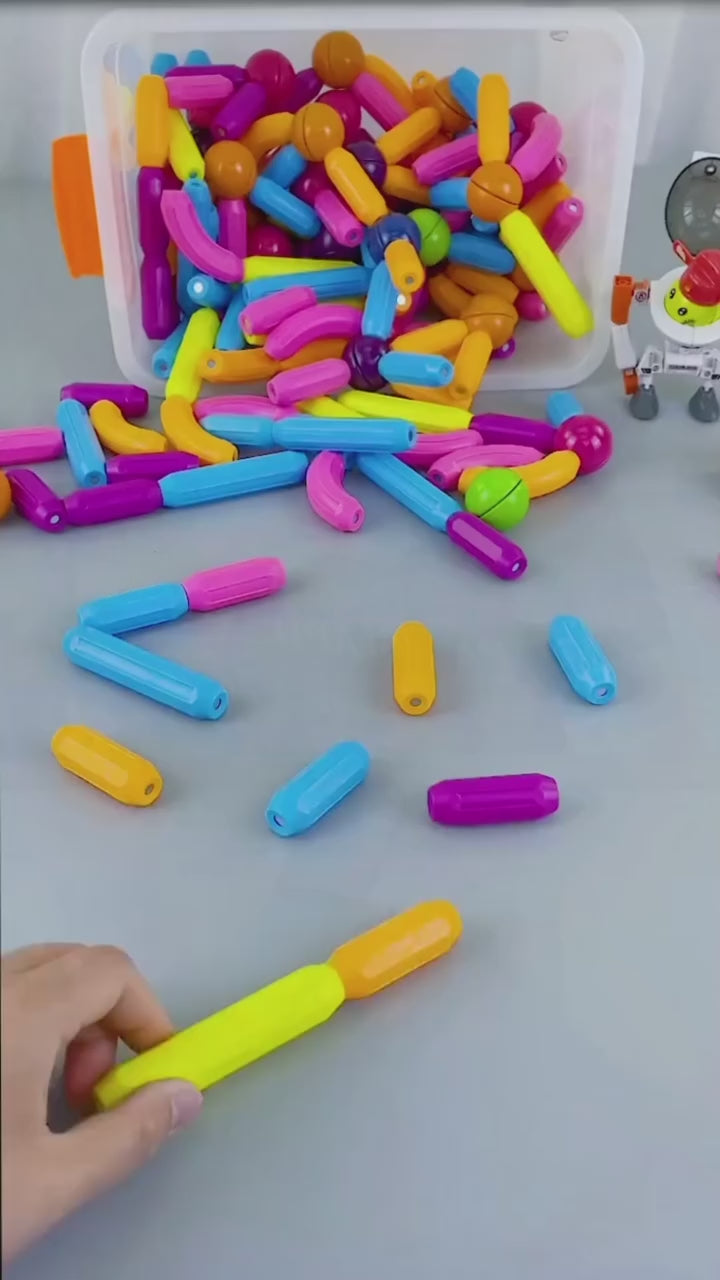 36 PCS Magnetic Building Bar Blocks