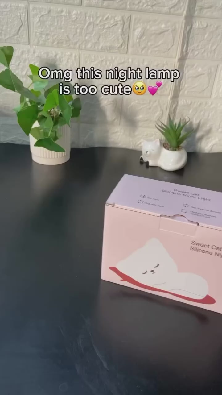 Cute Cat Silicon Lamp Online in Karachi Pakistan Madina Gift