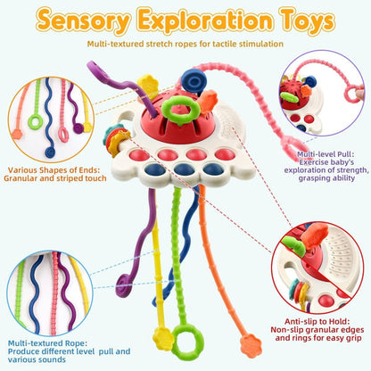 Pull String Montessori Toy