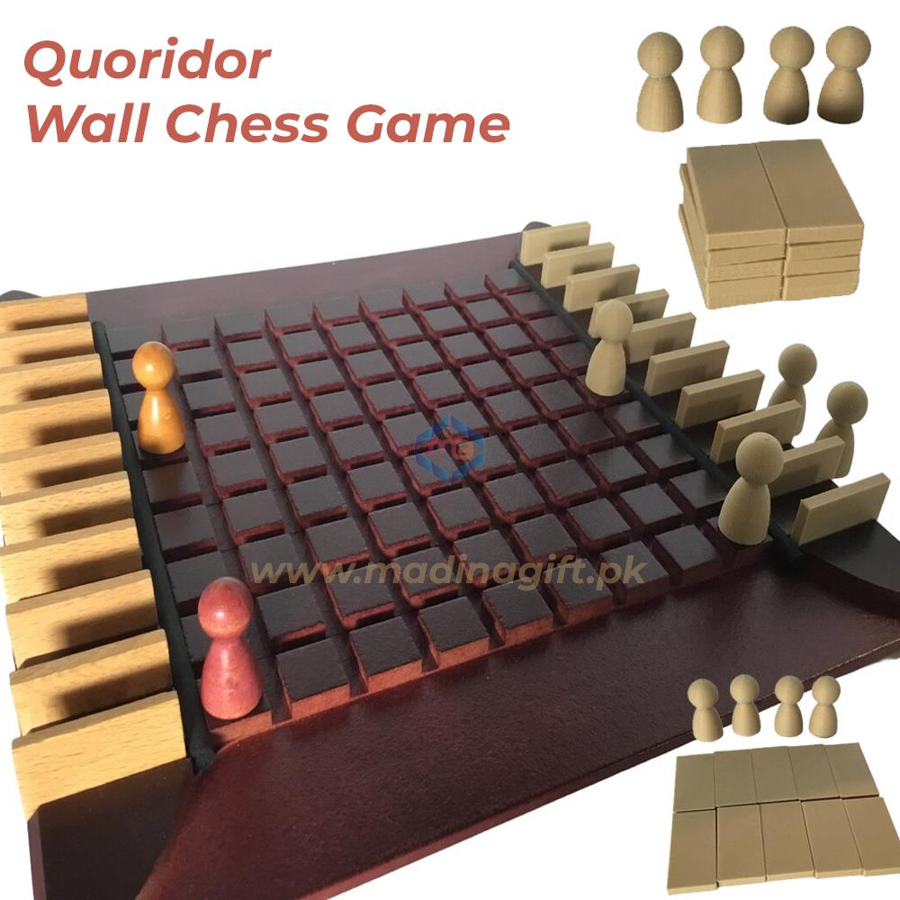 Quoridor - Wall Chess Abstract Strategy Game for Adults and Families - Madina Gift