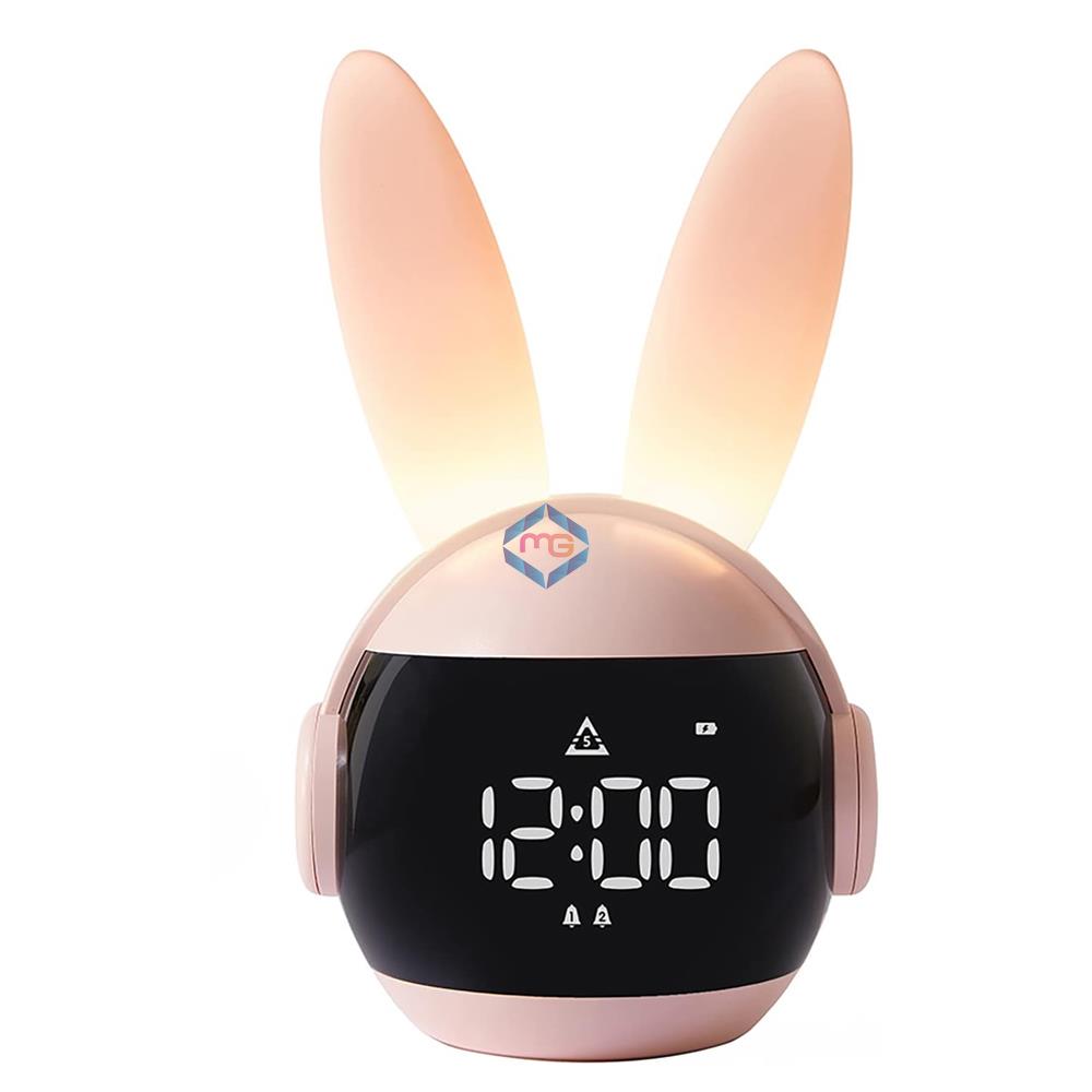 Rabbit Alarm Clock Night Light - Madina Gift