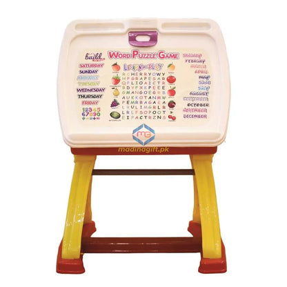 Ranta Tohfa Kids Educational Table & Chair Set - Madina Gift