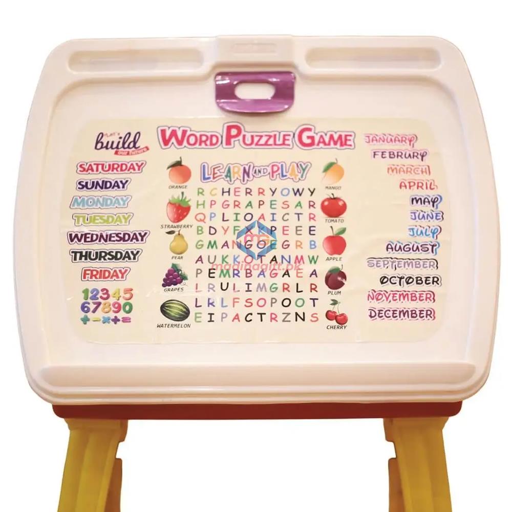 Ranta Tohfa Kids Educational Table & Chair Set - Madina Gift