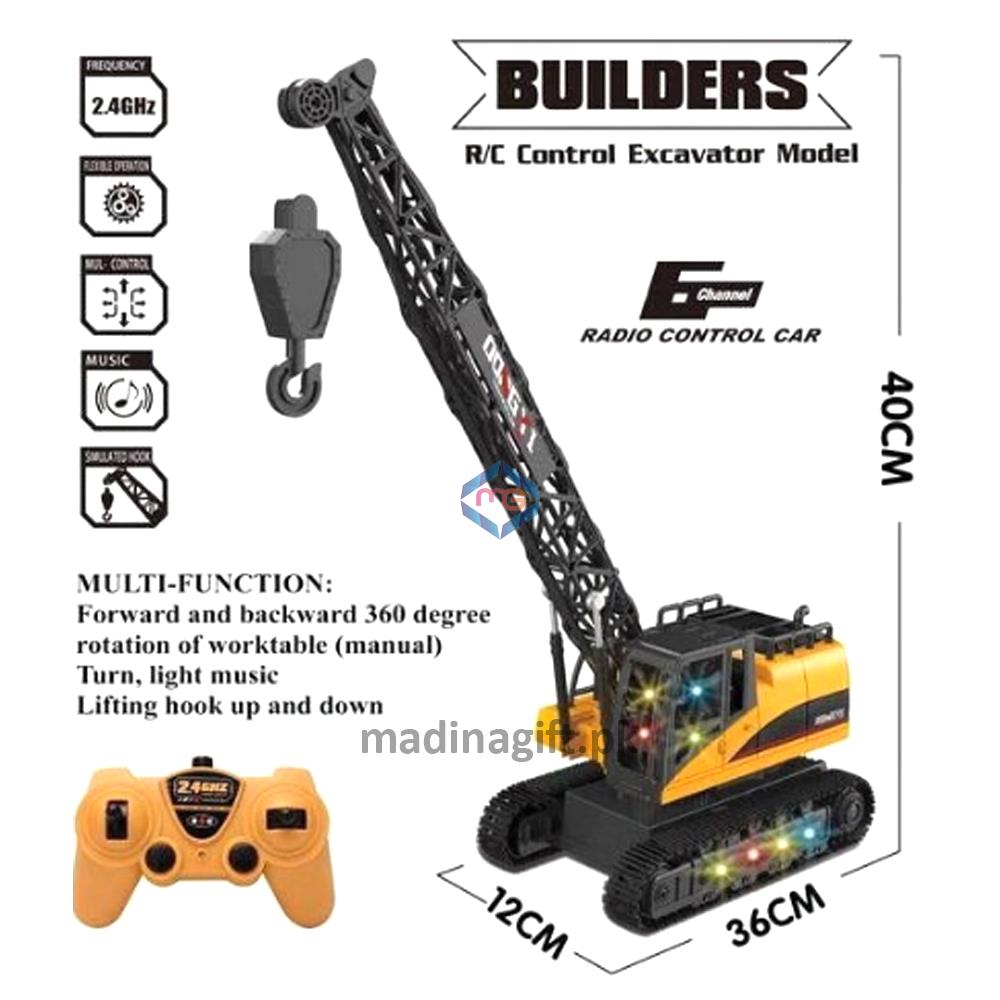 Remote Control Construction Crawler Crane - A8863-125 - Madina Gift